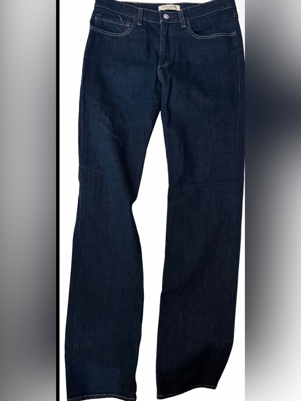 Levi's Made Crafted Needle Narrow Jeans Mens 34x34 dark Blue Wash Denim